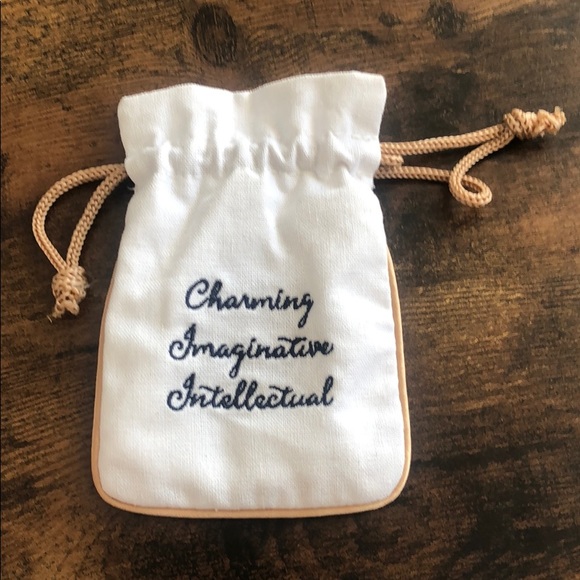 Gold Tone E Initial Necklace on 18.5” Chain - Picture 7 of 10